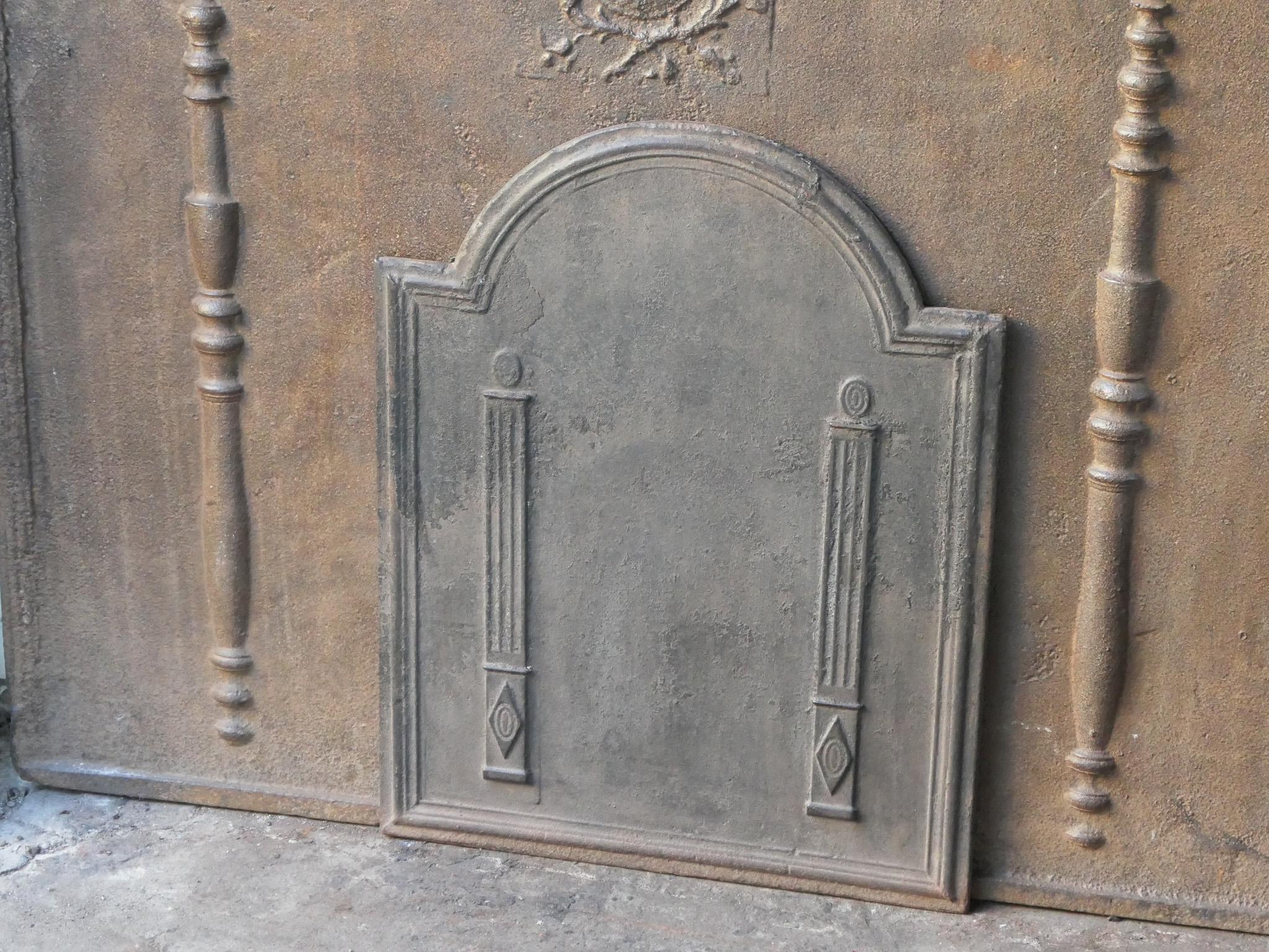 Antique French 'Pilares de la Libertad' Chimenea / Repisa, S. XVIII - XIX Vaciado en venta