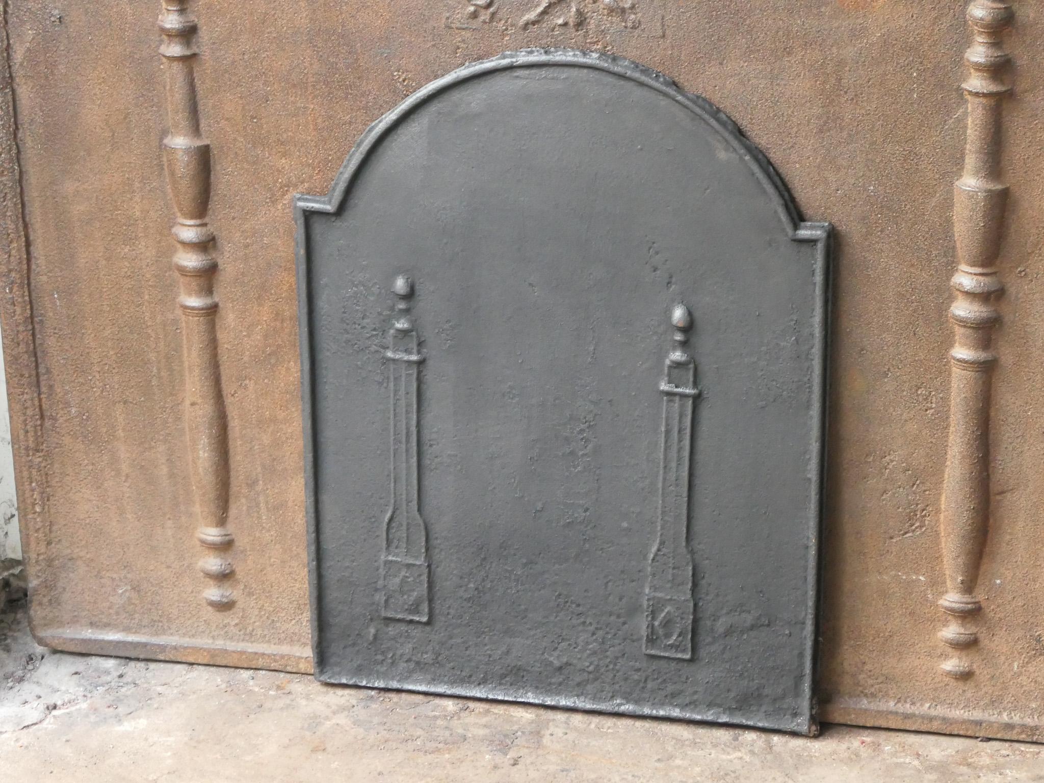 Antique French 'Pilares de la Libertad' Chimenea / Repisa, S. XVIII - XIX Vaciado en venta