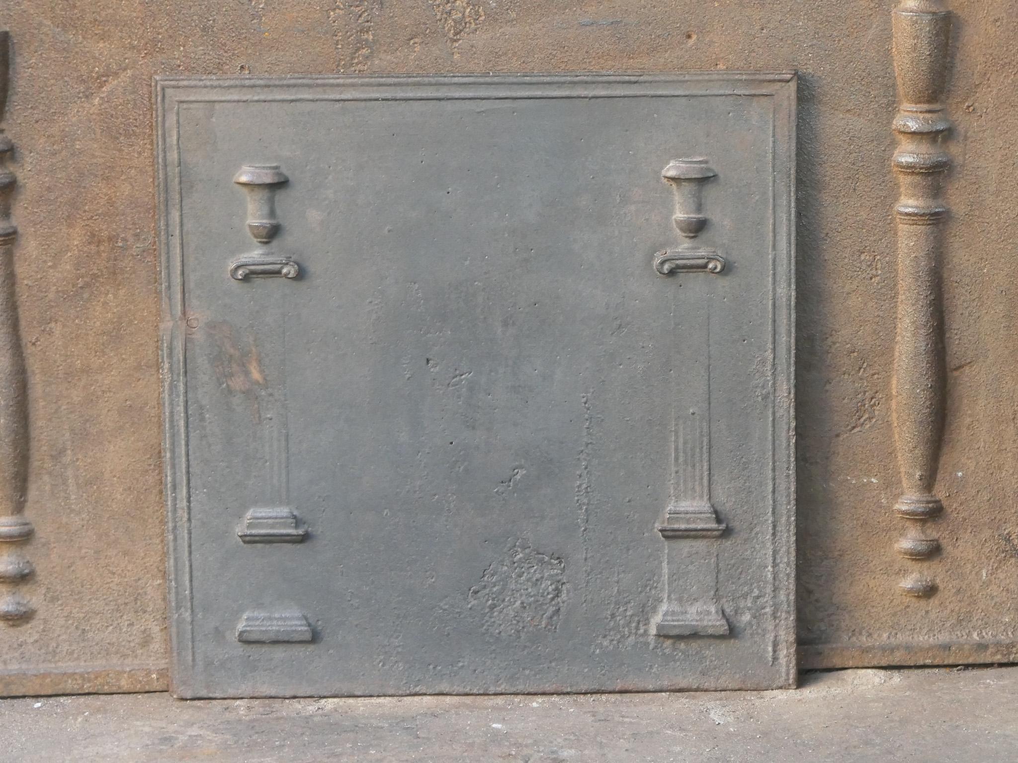 Antique French 'Pilares de la Libertad' Chimenea / Repisa, S. XVIII - XIX Vaciado en venta