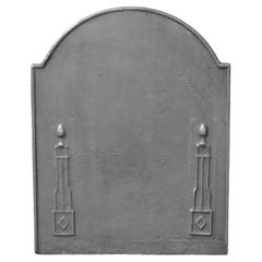 Plaque de cheminée française ancienne Pillars of Freedom, 18e - 19e siècle