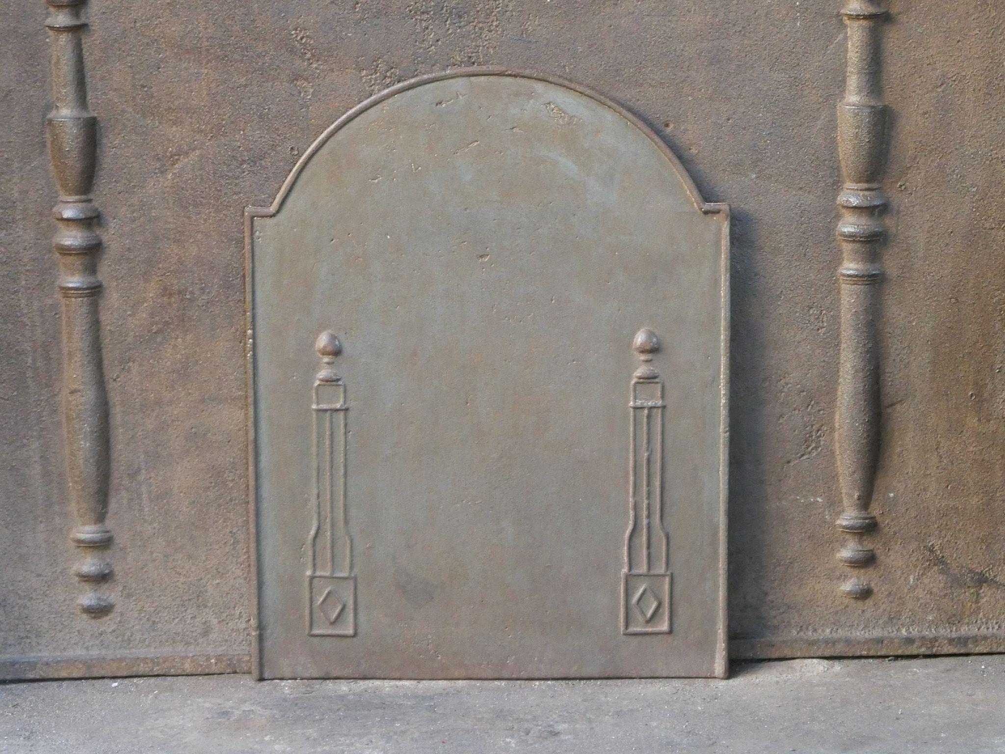 Neoclassico Antique French 'Pillars of Freedom', parafuoco, inizio XIX secolo. in vendita