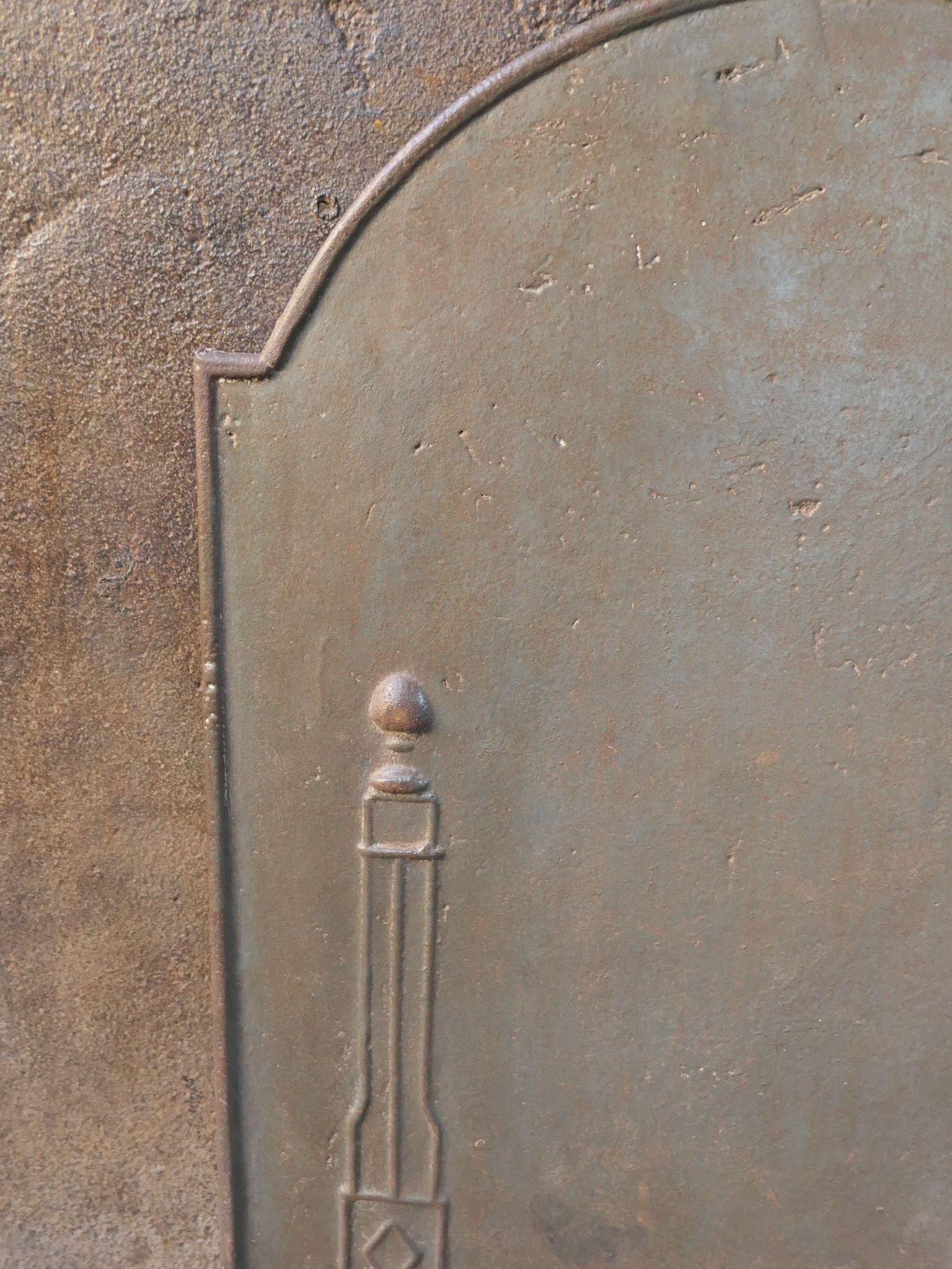 Antique French 'Pillars of Freedom', parafuoco, inizio XIX secolo. In condizioni buone in vendita a Soest, NL