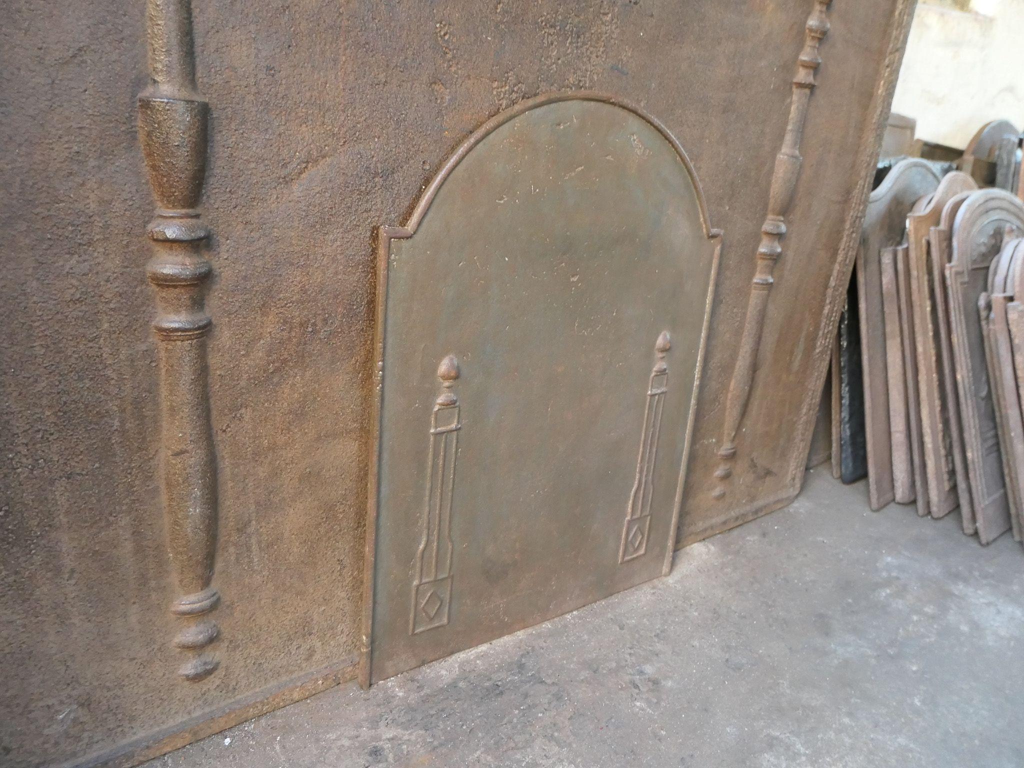 Antique French 'Pillars of Freedom', parafuoco, inizio XIX secolo. in vendita 2