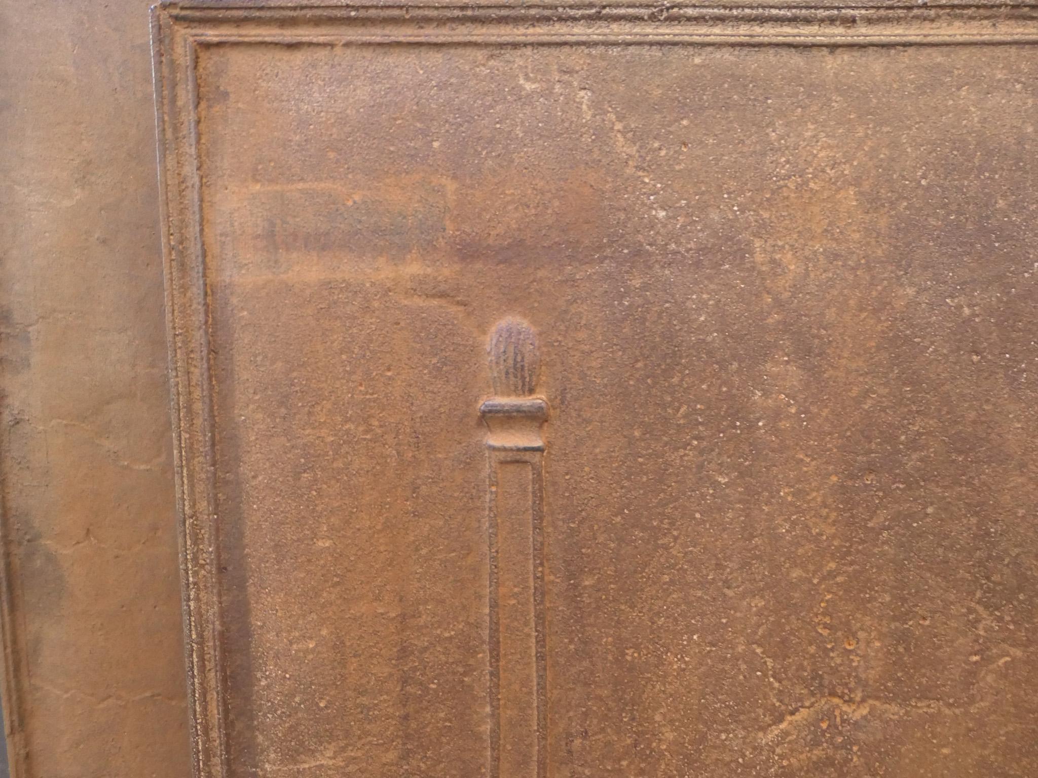 XIX secolo Antique French 'Pillars of Freedom', parafuoco neoclassico in vendita