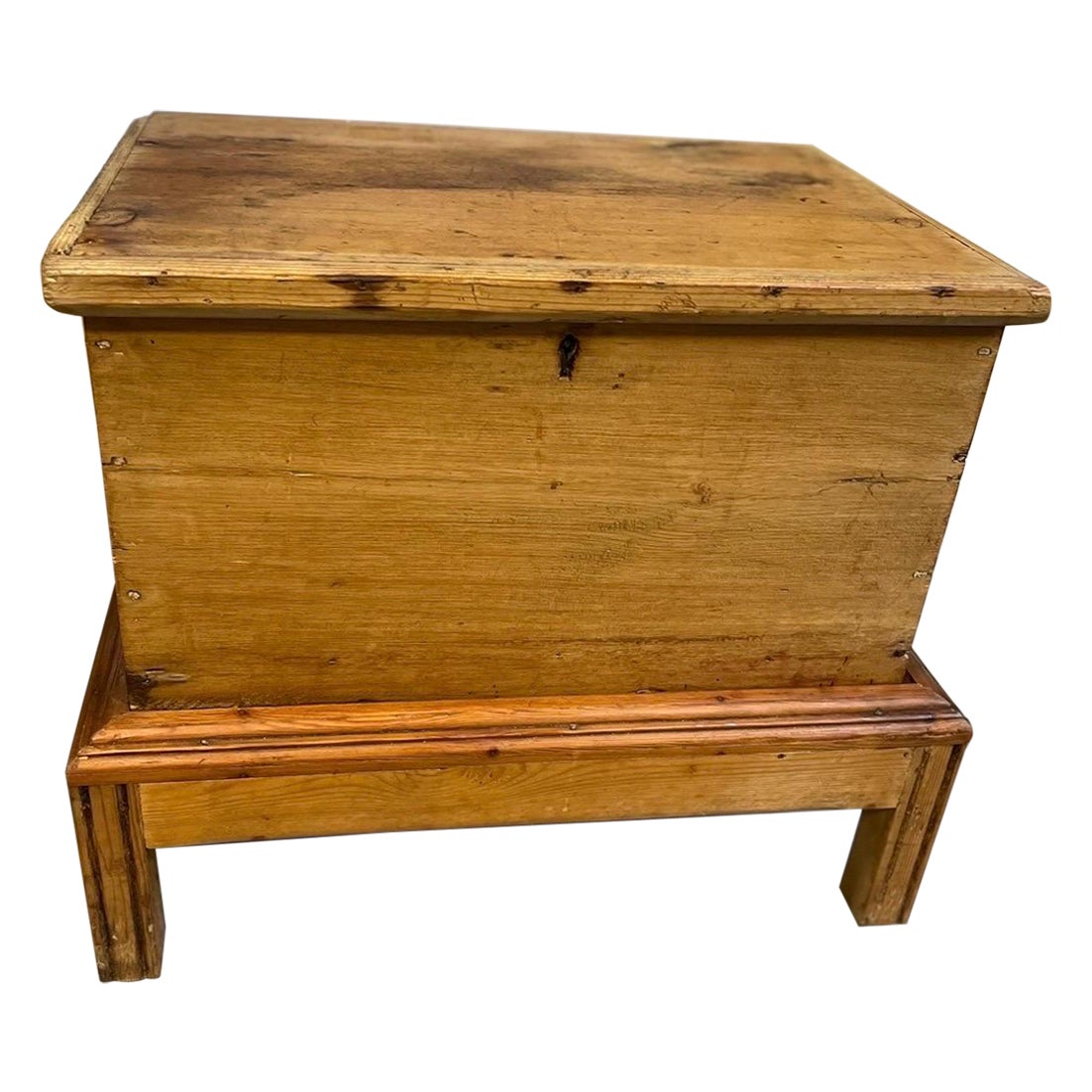 Antique French Pine Chest/Side Table