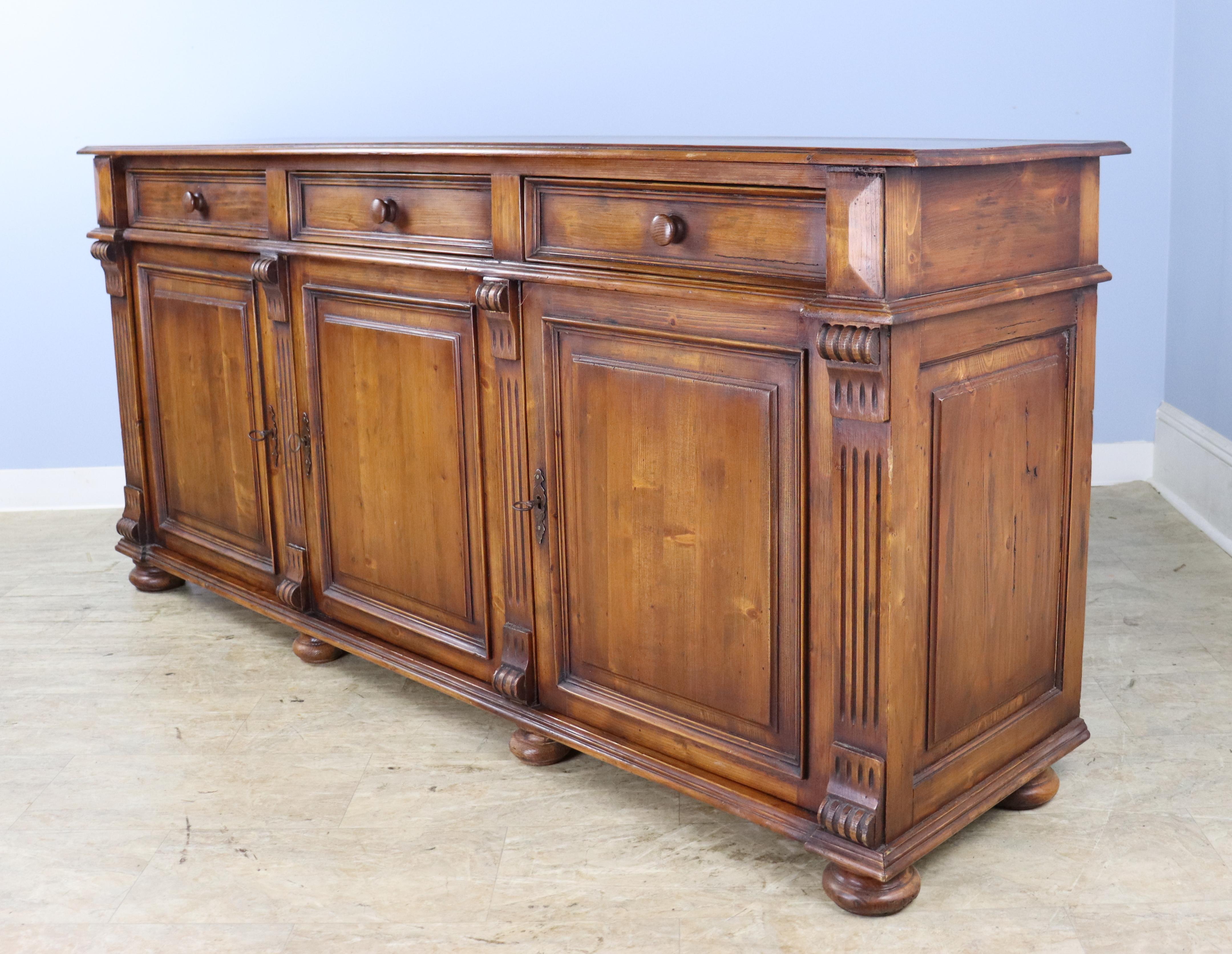 Antique French Pine Enfilade For Sale 1