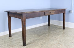 Table de ferme française ancienne en pin