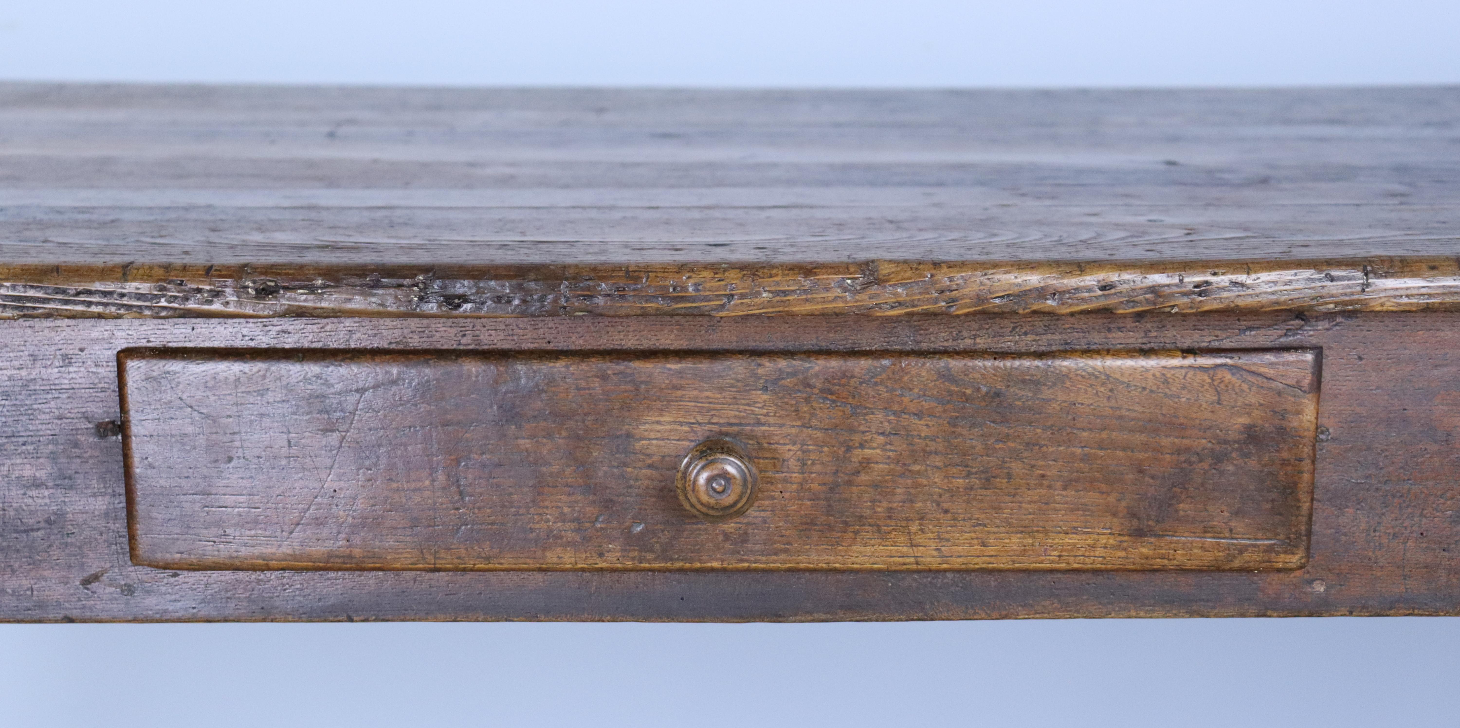 Antique French Pine Farm Table For Sale 1