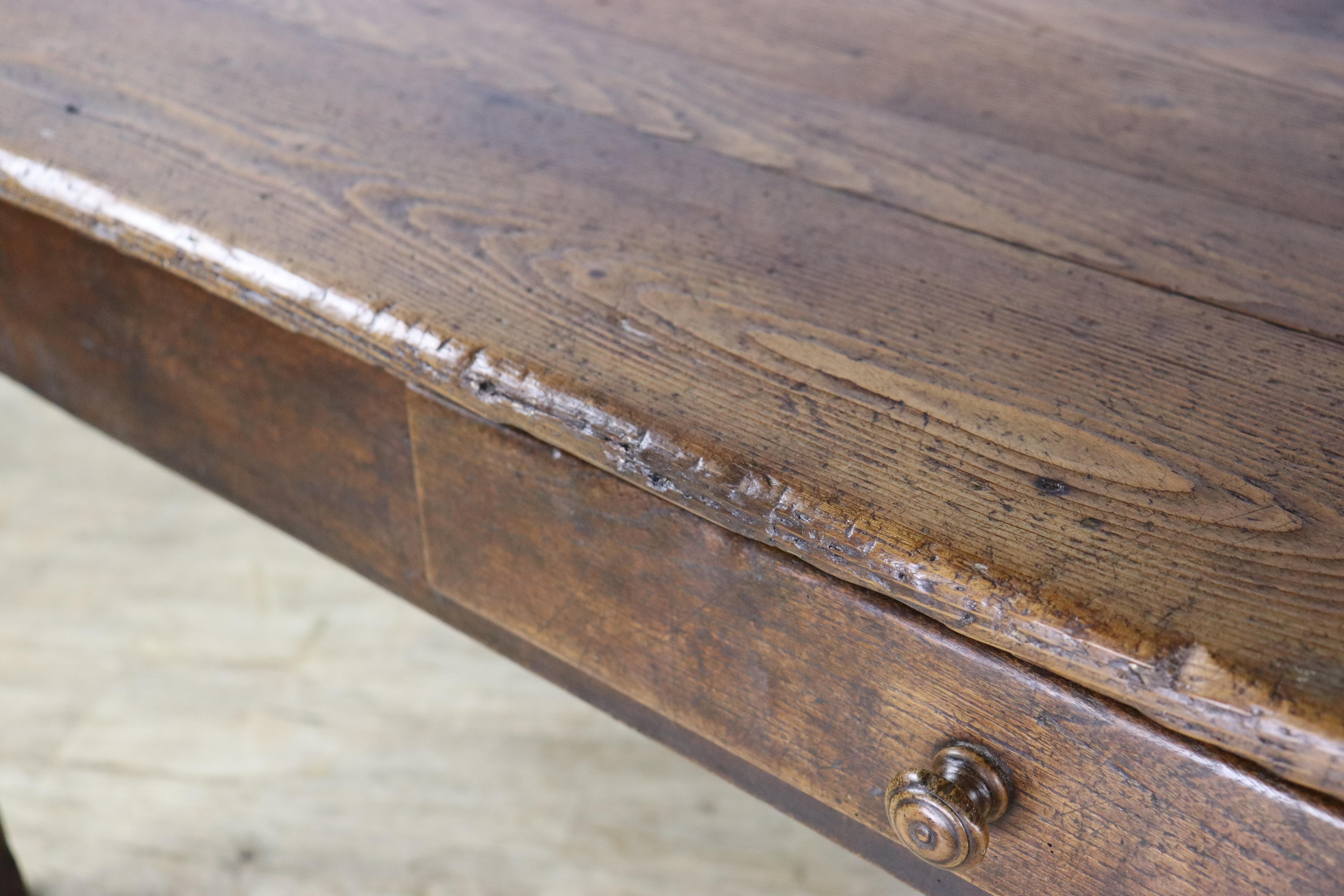 Antique French Pine Farm Table For Sale 2
