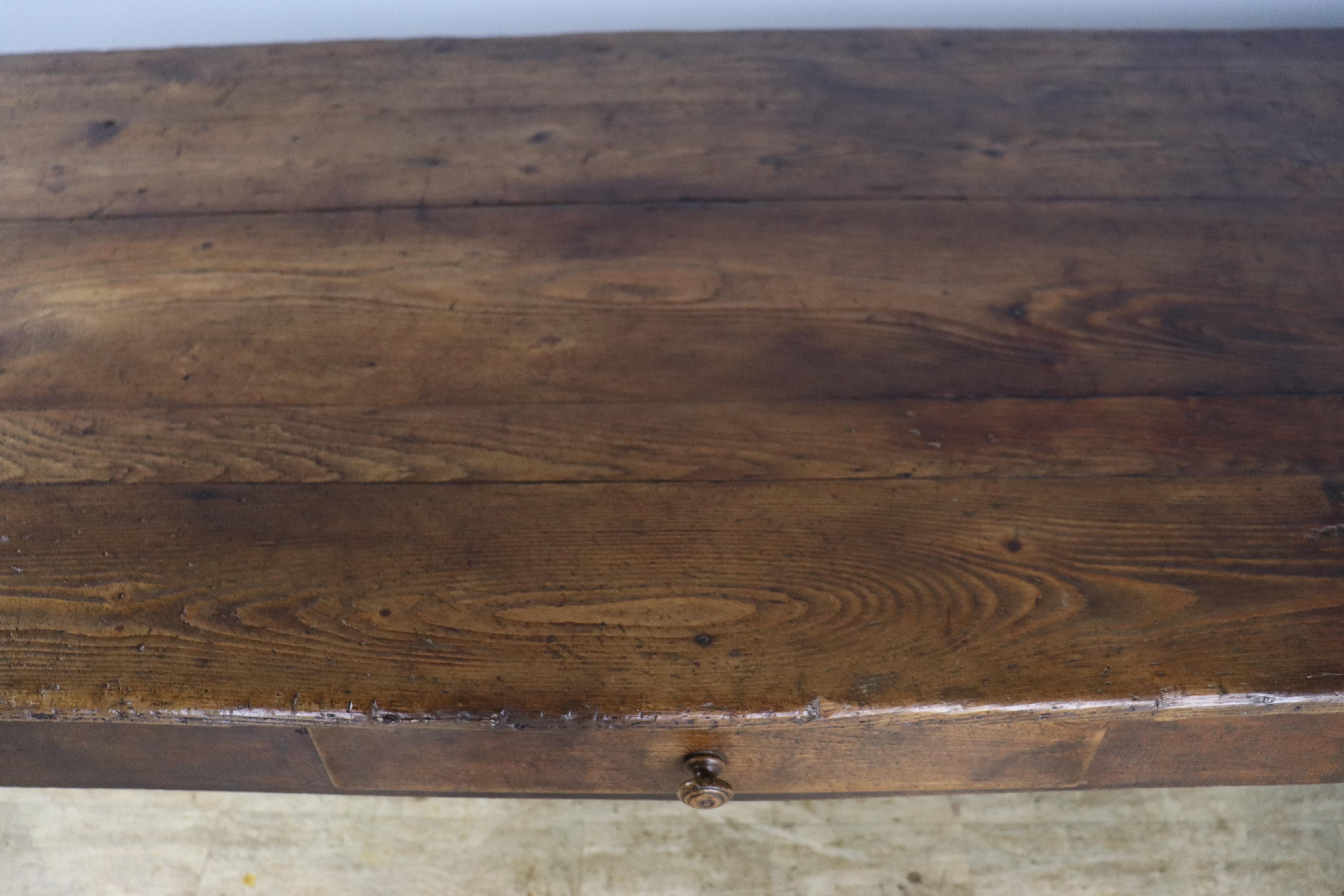 Antique French Pine Farm Table For Sale 5