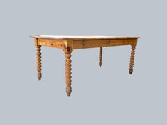 Tavolo rustico antico in pino francese