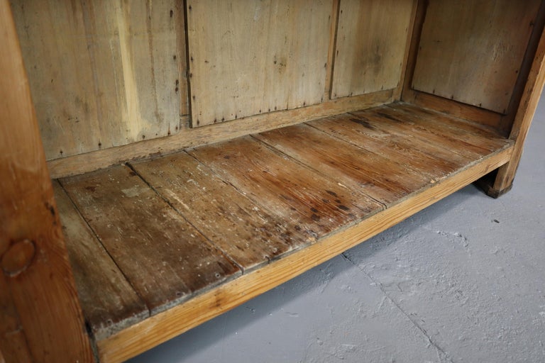 Antique French Pine Shop Counter For Sale at 1stDibs