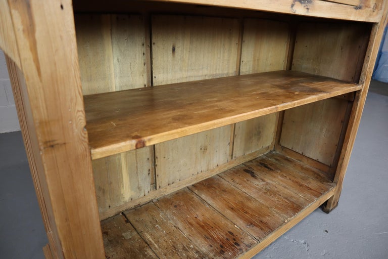 Antique French Pine Shop Counter For Sale at 1stDibs