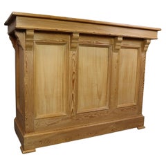 Antique French Pine Shop Counter