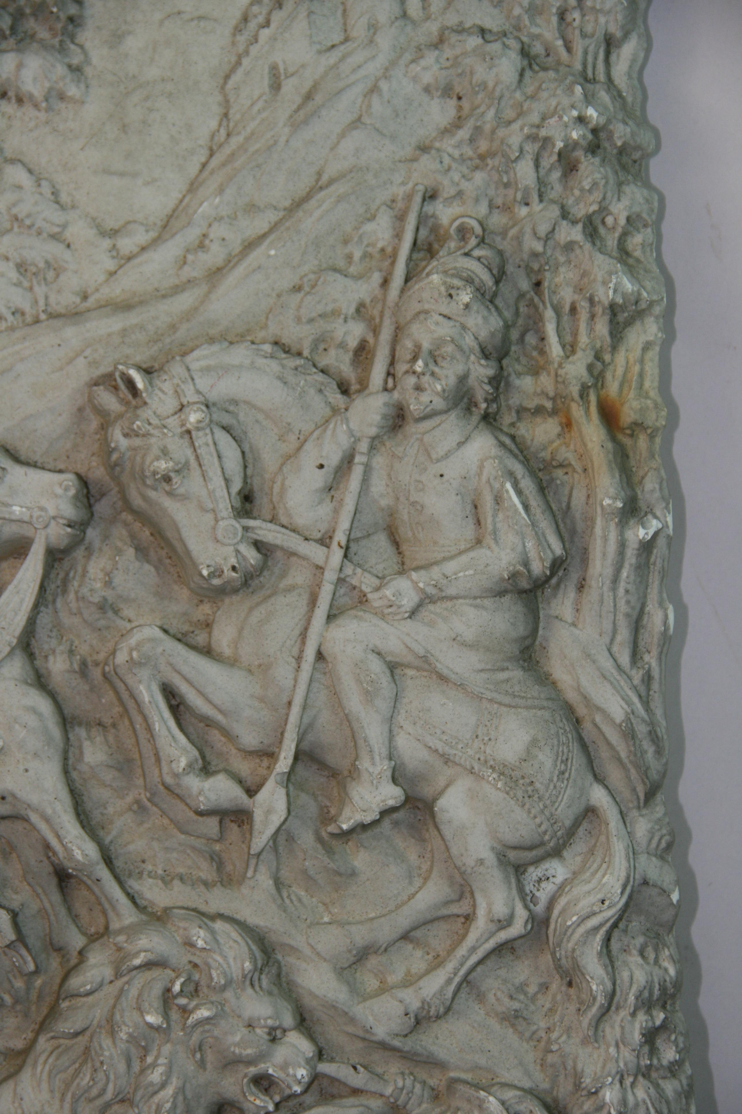 Early 20th Century Antique French Plaster Wall Sculpture/Relief 