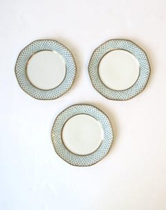 Antique French Plates for Bonwit Teller & Co. New York, Set of 3