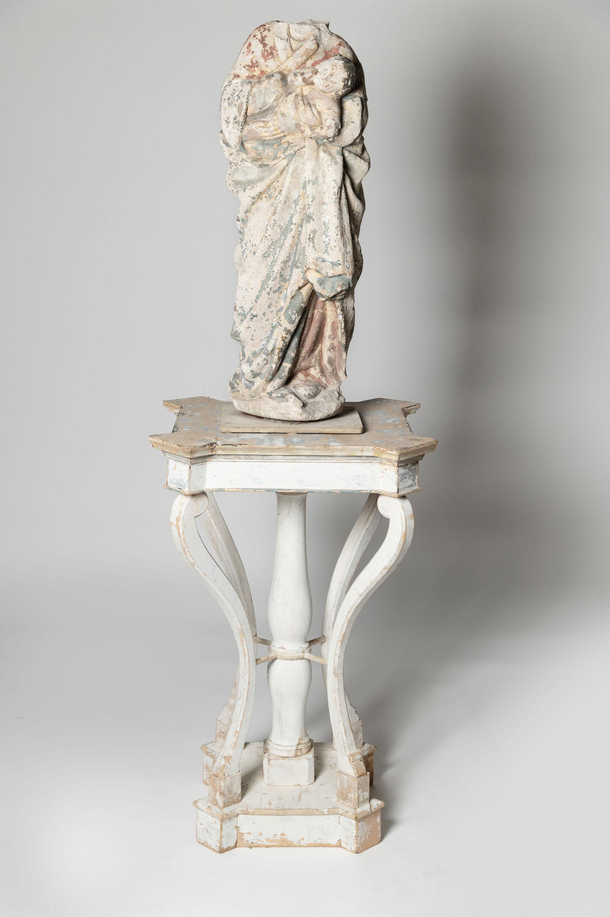 Antique French plinth, column, table  In Good Condition For Sale In Maidstone, GB