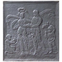 Antico parafuoco francese "Pomona", XIX secolo