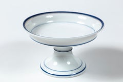 Antique Compote en porcelaine française, Old Paris, fin du 19ème siècle