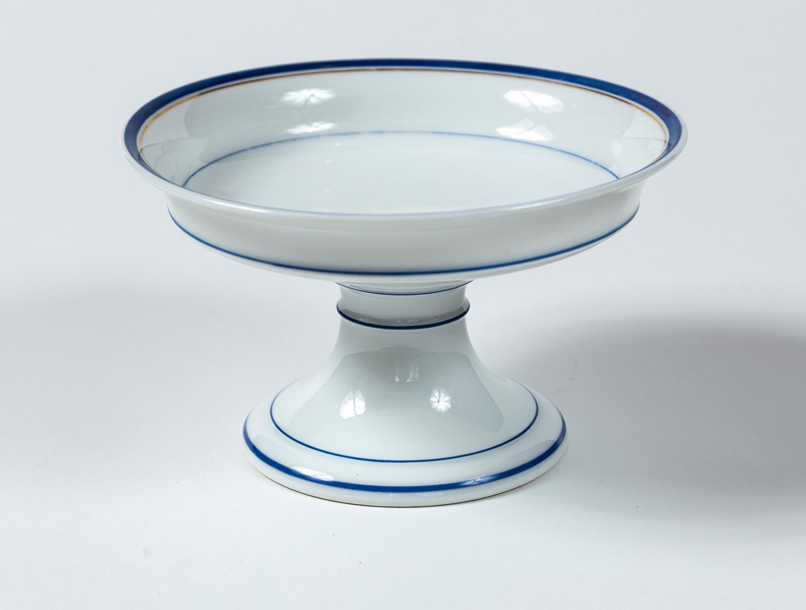 Français Antique Compote en porcelaine française, Old Paris, fin du 19ème siècle en vente