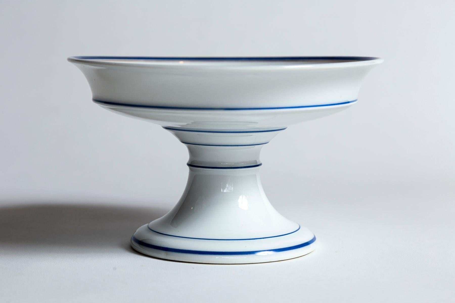 Porcelaine Antique Compote en porcelaine française, Old Paris, fin du 19ème siècle en vente