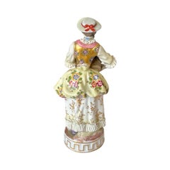 Antique French Porcelain Figurine, Eugène Marx Clauss, 1880s, 17 cm