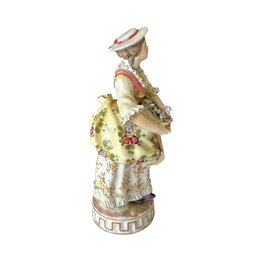 Luigi Filippo Antique French Porcelain Figurine, Eugène Marx Clauss, 1880, 17 cm in vendita