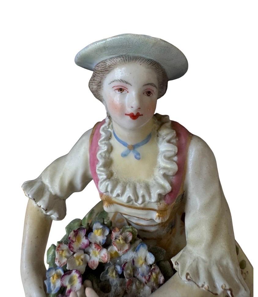 Antique French Porcelain Figurine, Eugène Marx Clauss, 1880, 17 cm in vendita 1
