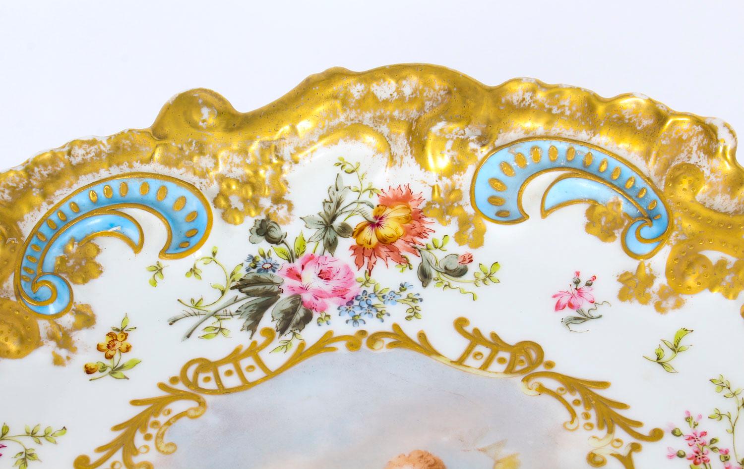 Antique French Porcelain & Ormolu Mounted Centerpiece, Mid-19th Century 1