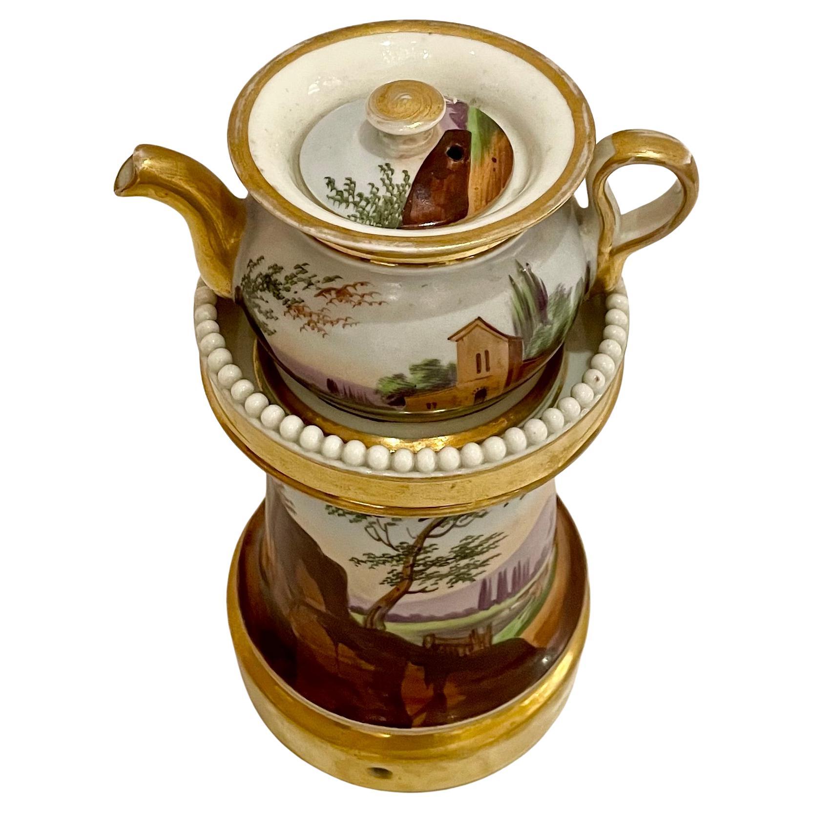 XIX secolo Antique French Porcelain 