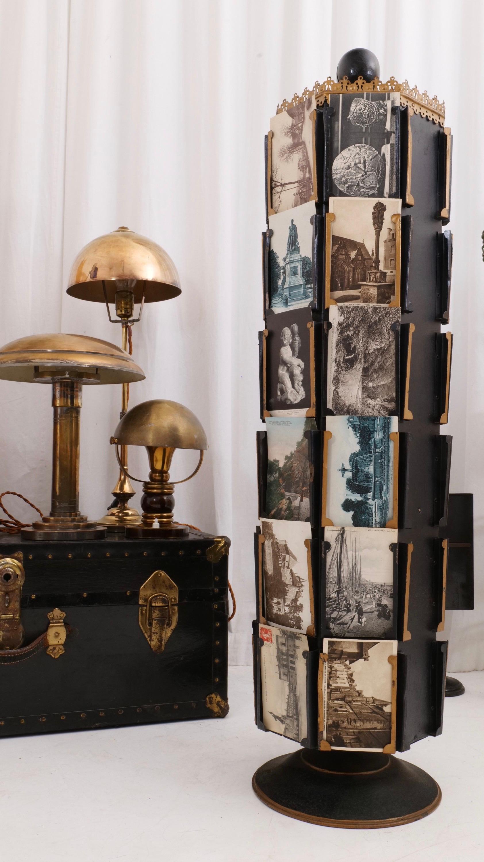 Antique French Postcard Display Rack / Postcard Stand from Paris In Fair Condition In Saarbrücken, SL