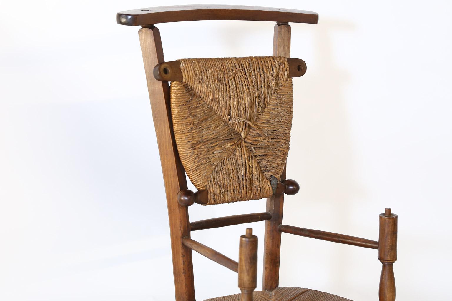 Hand-Crafted Antique French Prie Dieu, Prayer Chair