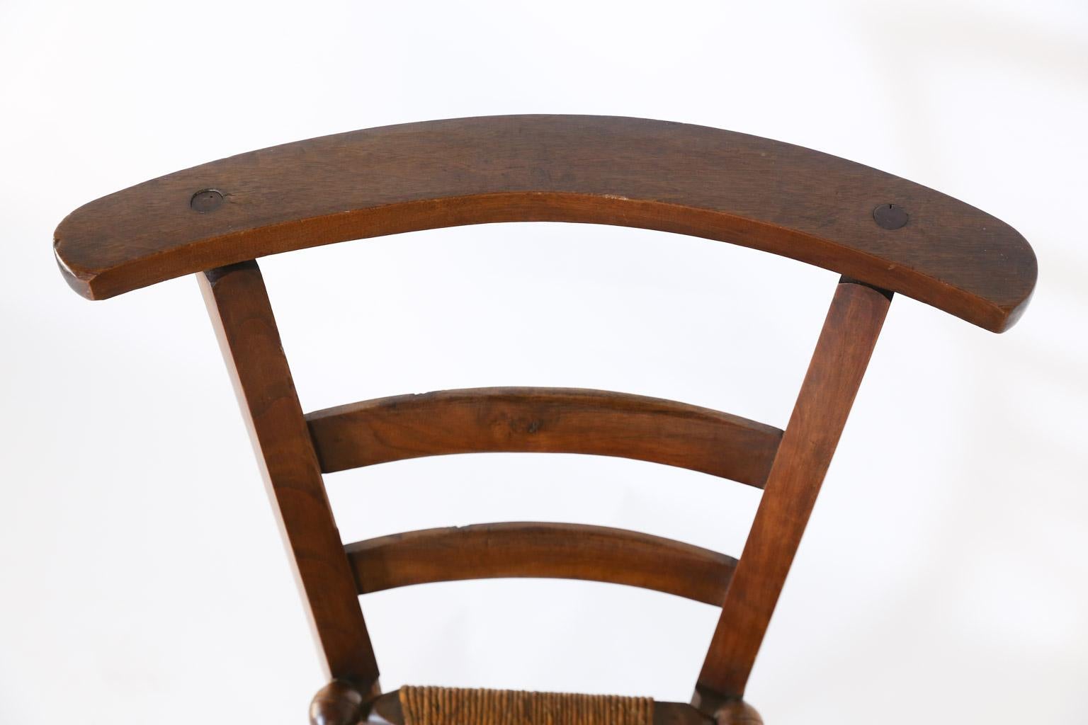 Antique French Prie Dieu, Prayer Chair 1
