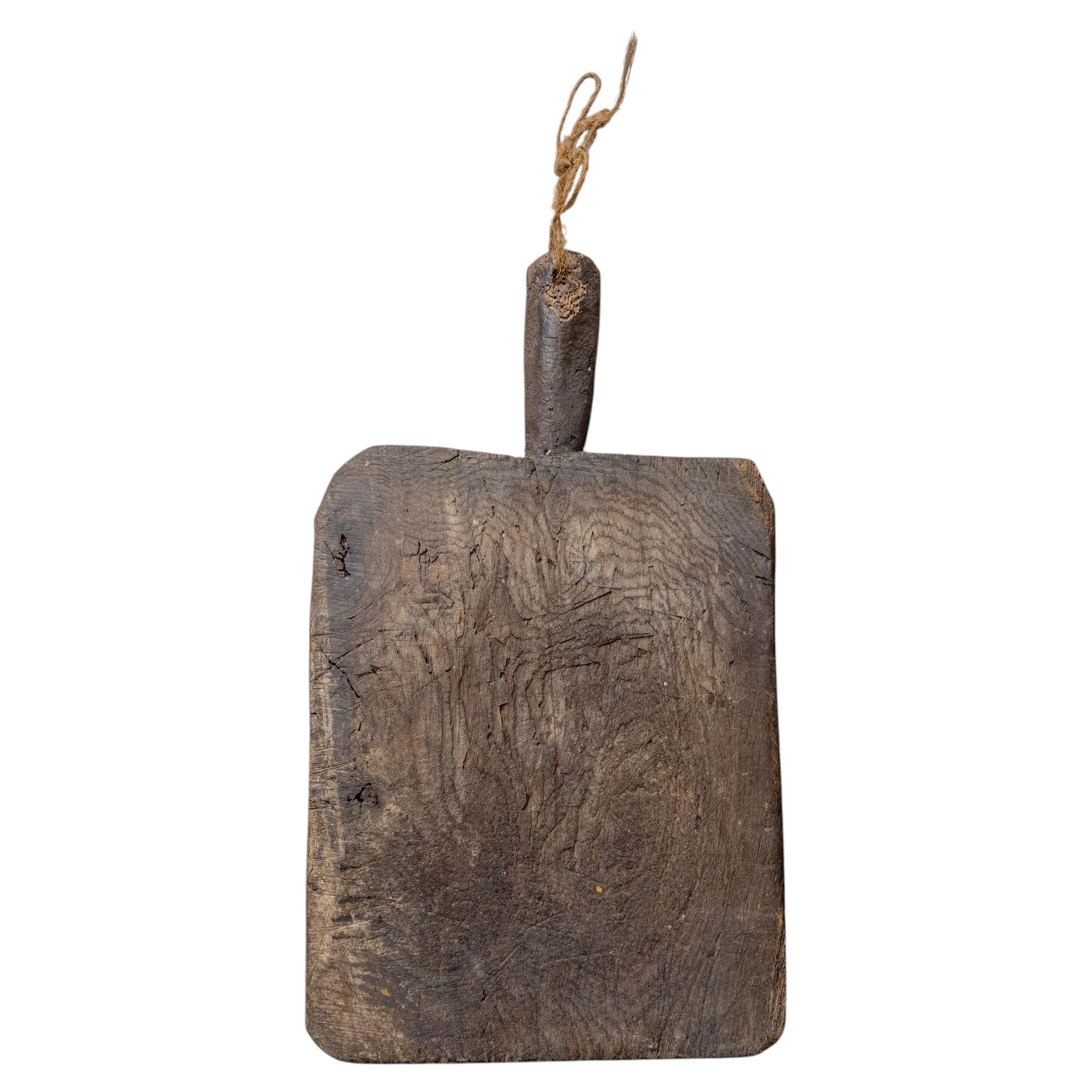 Antique French Primitive Cutting Board, 19th Century