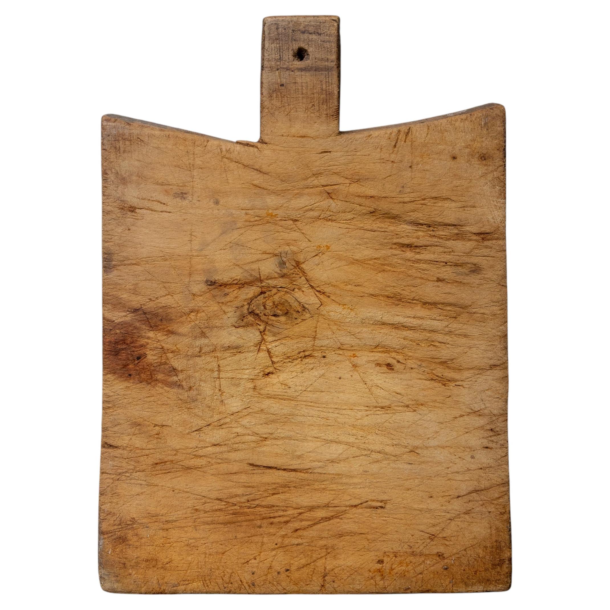 Antique French Primitive Cutting Board, 19th Century