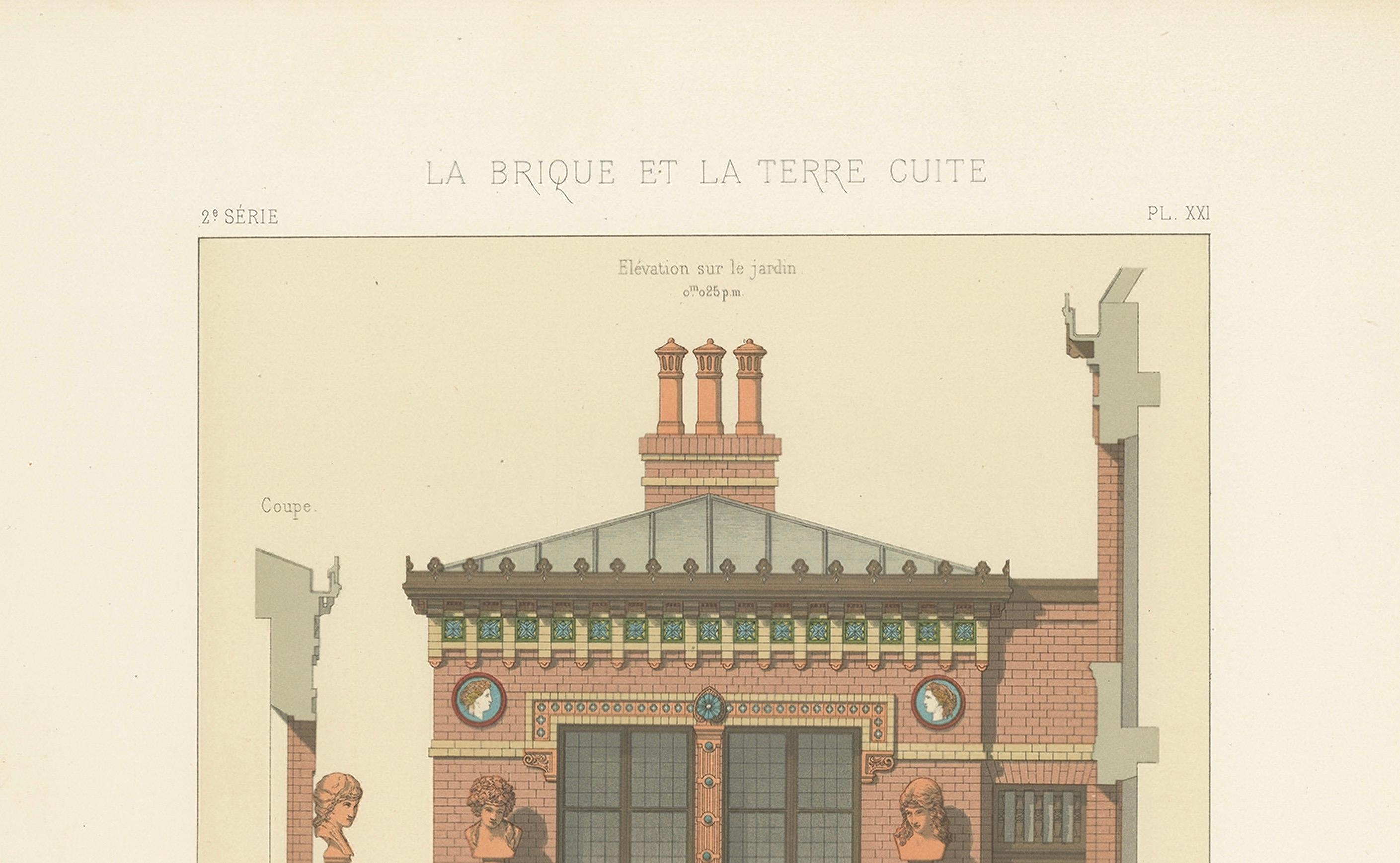 Pl. XX Villa Mon Caprice, Chabat, um 1900 (20. Jahrhundert) im Angebot