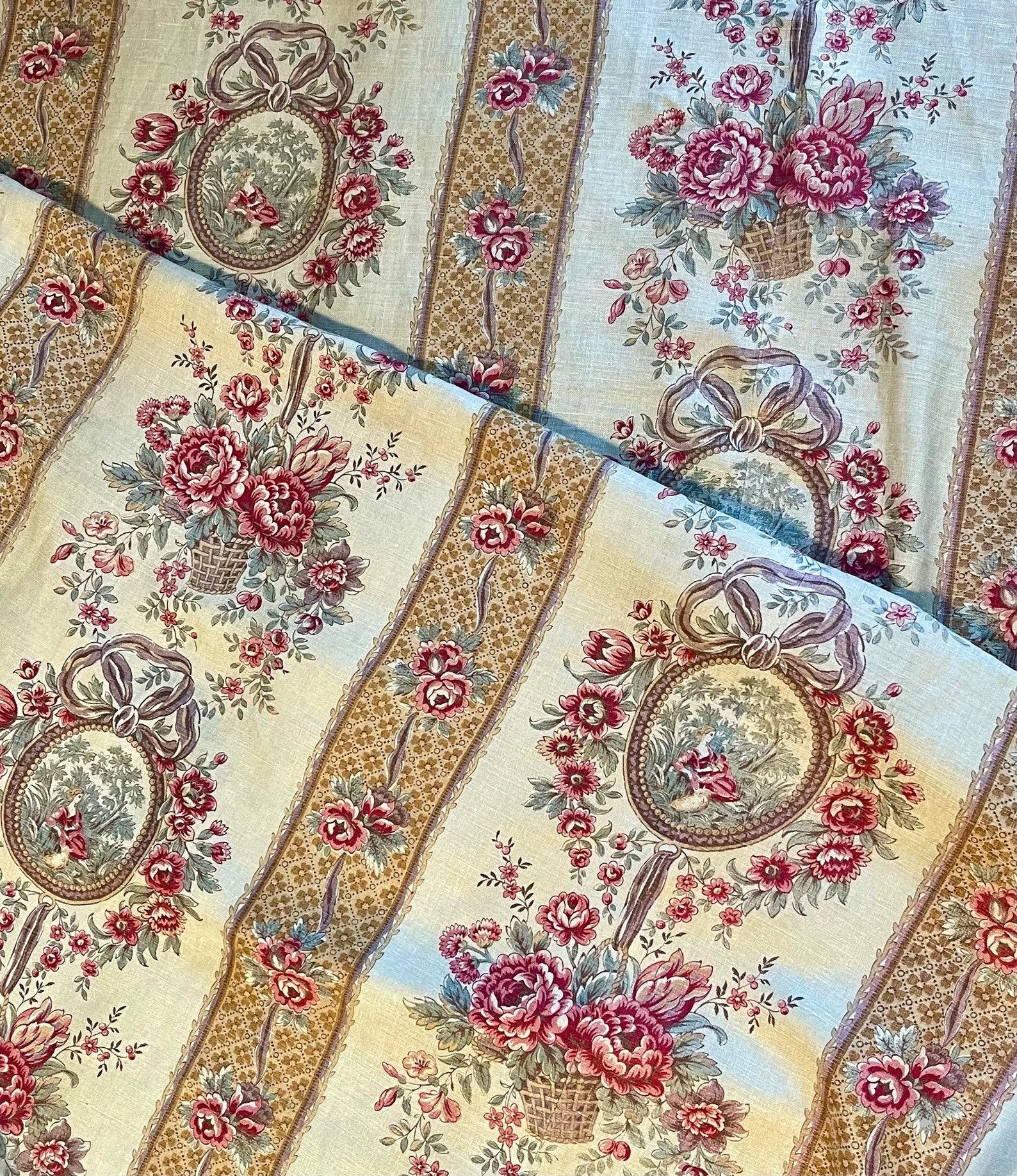 

A Beautiful panel of Antique French Printed Toile Linen

Lovely Romantic design of medium weight with lovely soft time worn appeal

Would make a lovely curtain

Dating from 19th Century

Good Antique gently time worn condition.

Two panels