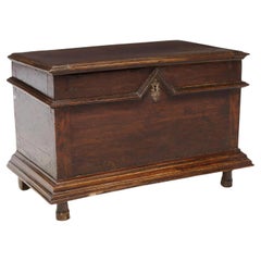 Antique French Provincial Coffer/ Storage Trunk
