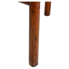 Antique French Provincial Console Table, Aged Wood, 1900s Authentic