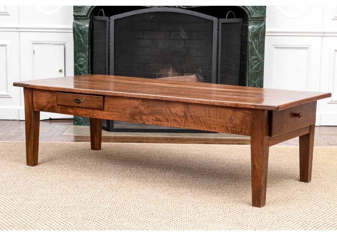 Antique French Provincial Farm Cocktail Table For Sale 7