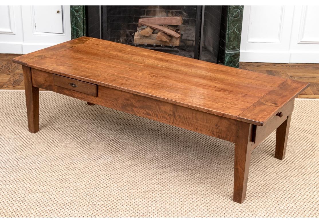 Antique French Provincial Farm Cocktail Table For Sale 9