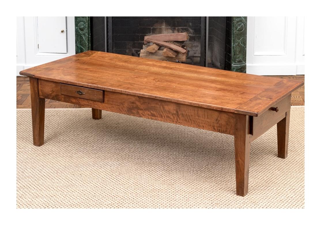 Antique French Provincial Farm Cocktail Table For Sale 10