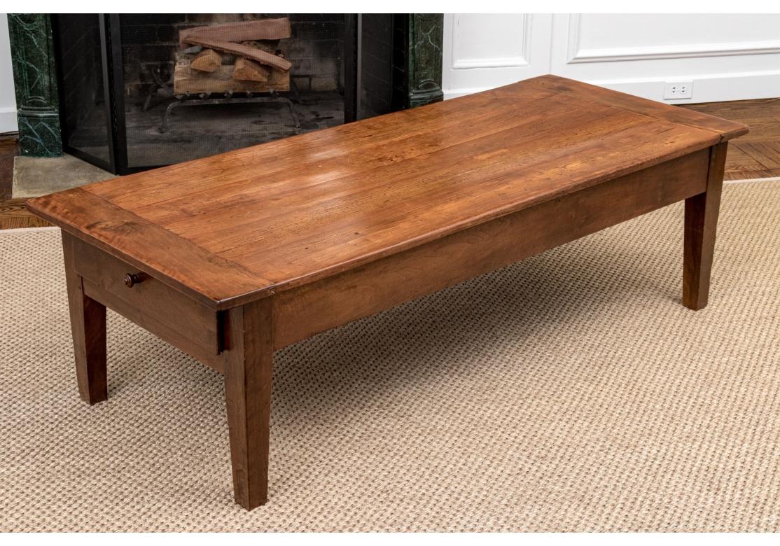 Antique French Provincial Farm Cocktail Table For Sale 1