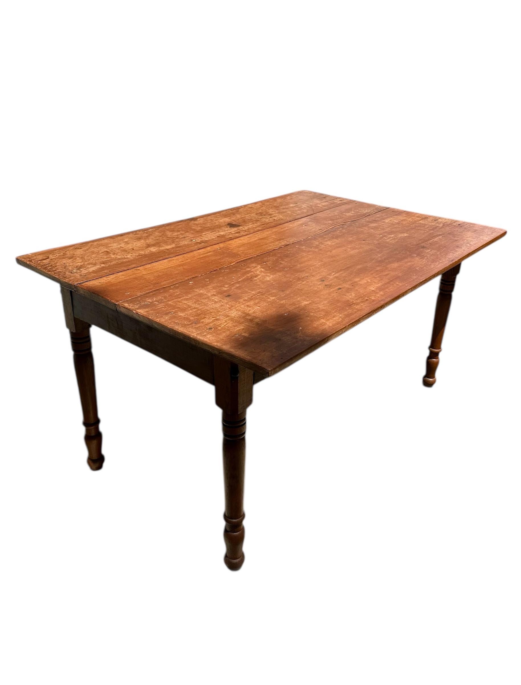 Antique French Provincial Bauernhoftisch (Land) im Angebot