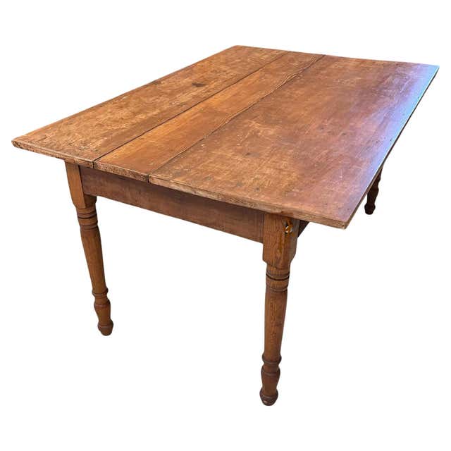 Country French Tiger Oak Drop-Leaf Gateleg Dining Table, Rustic ...