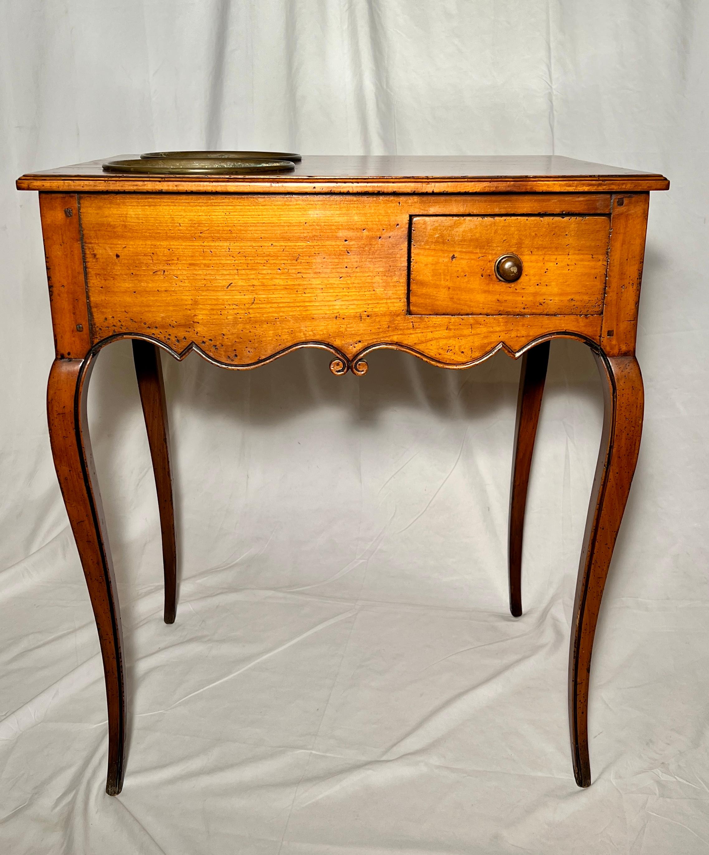Antique French Provincial Fruitwood Rafraichissoir, circa 1900.