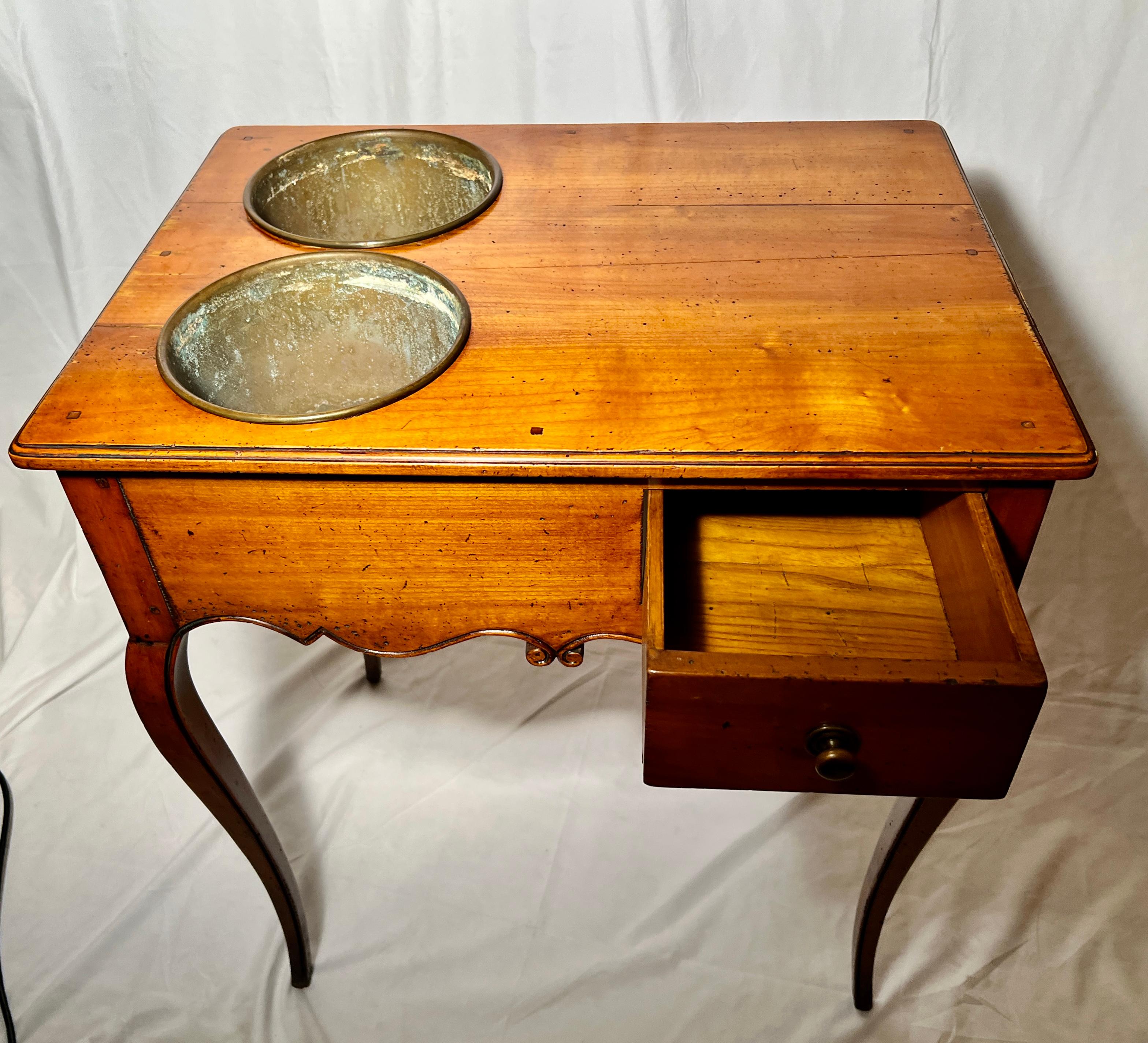 Antique French Provincial Fruitwood Rafraichissoir, circa 1900 In Good Condition In New Orleans, LA
