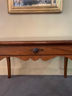 Antique French Provincial Fruitwood Writing Table