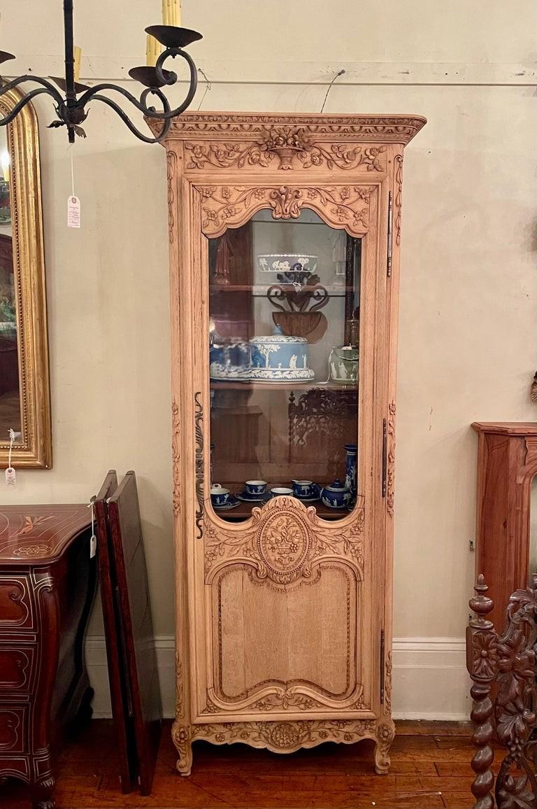 XIXe siècle Ancienne banquette provinciale française en verre 