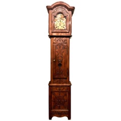 Antique French Provincial Grandfather Clock, circa 1860